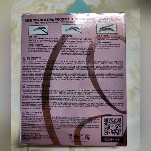 Benefit GimmeBrow 3 & ABH Mini Dipbrow & Brow Gel, NIB - Picture 6 of 11